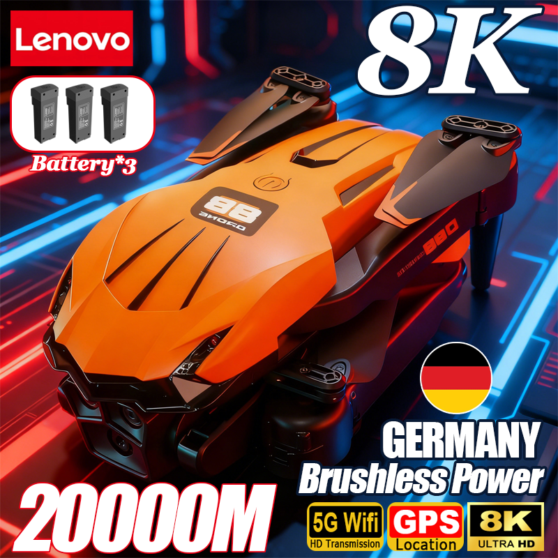Lenovo D88 Drone 8K Aerial HD  - Drone Gimbal 2 Axis ulasan dan harga